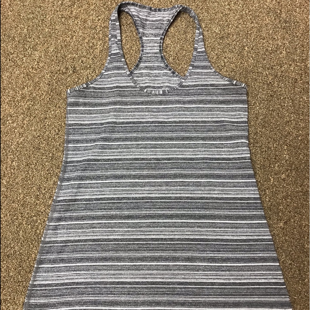 SOLD!!!!Lululemon coal strata stripe crb